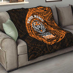 Personalized Wests Tigers Quilt Polynesian Tribal Chest and Sleeve Tattoo