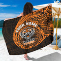 Personalized Wests Tigers Sarong Polynesian Tribal Chest and Sleeve Tattoo