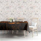 Personalized Wests Tigers Tablecloth Polynesian Tribal Chest and Sleeve Tattoo