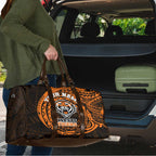 Personalized Wests Tigers Travel Bag Polynesian Tribal Chest and Sleeve Tattoo