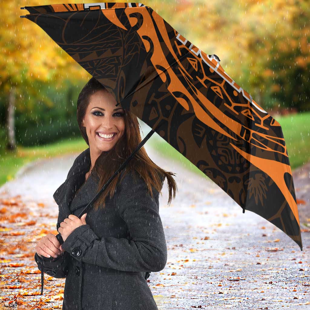Personalized Wests Tigers Umbrella Polynesian Tribal Chest and Sleeve Tattoo