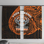 Personalized Wests Tigers Window Curtain Polynesian Tribal Chest and Sleeve Tattoo