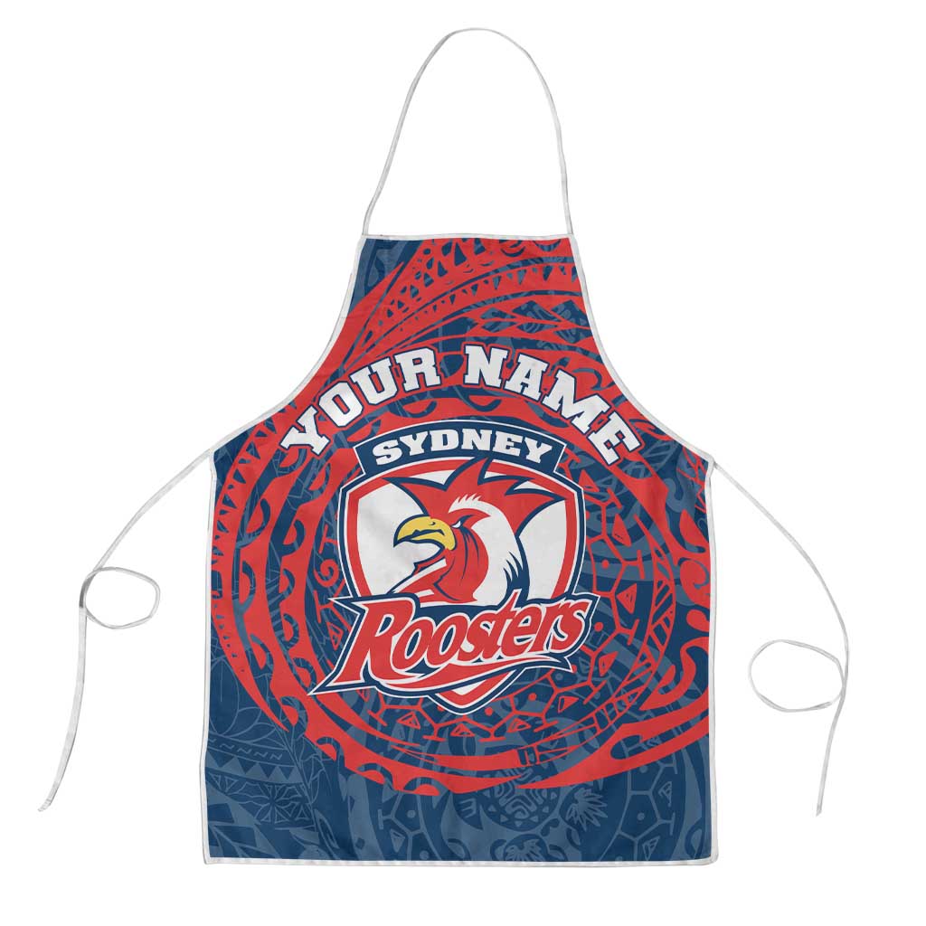 Personalized Sydney Roosters Apron Polynesian Tribal Chest and Sleeve Tattoo