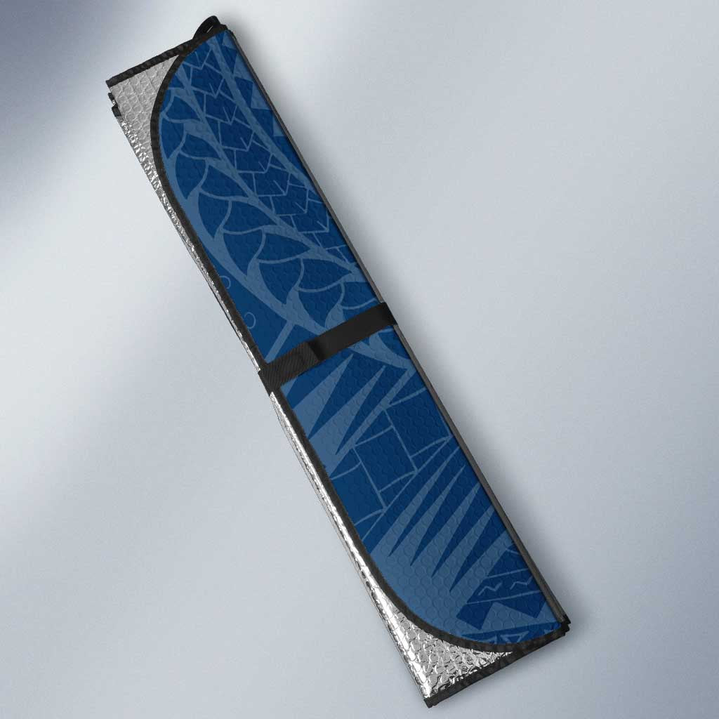 Personalized Sydney Roosters Auto Sun Shade Polynesian Tribal Chest and Sleeve Tattoo