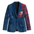 Personalized Sydney Roosters Blazer Polynesian Tribal Chest and Sleeve Tattoo