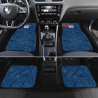 Personalized Sydney Roosters Car Mats Polynesian Tribal Chest and Sleeve Tattoo