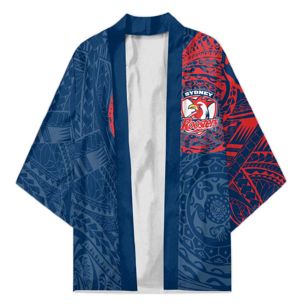 Personalized Sydney Roosters Kimono Polynesian Tribal Chest and Sleeve Tattoo