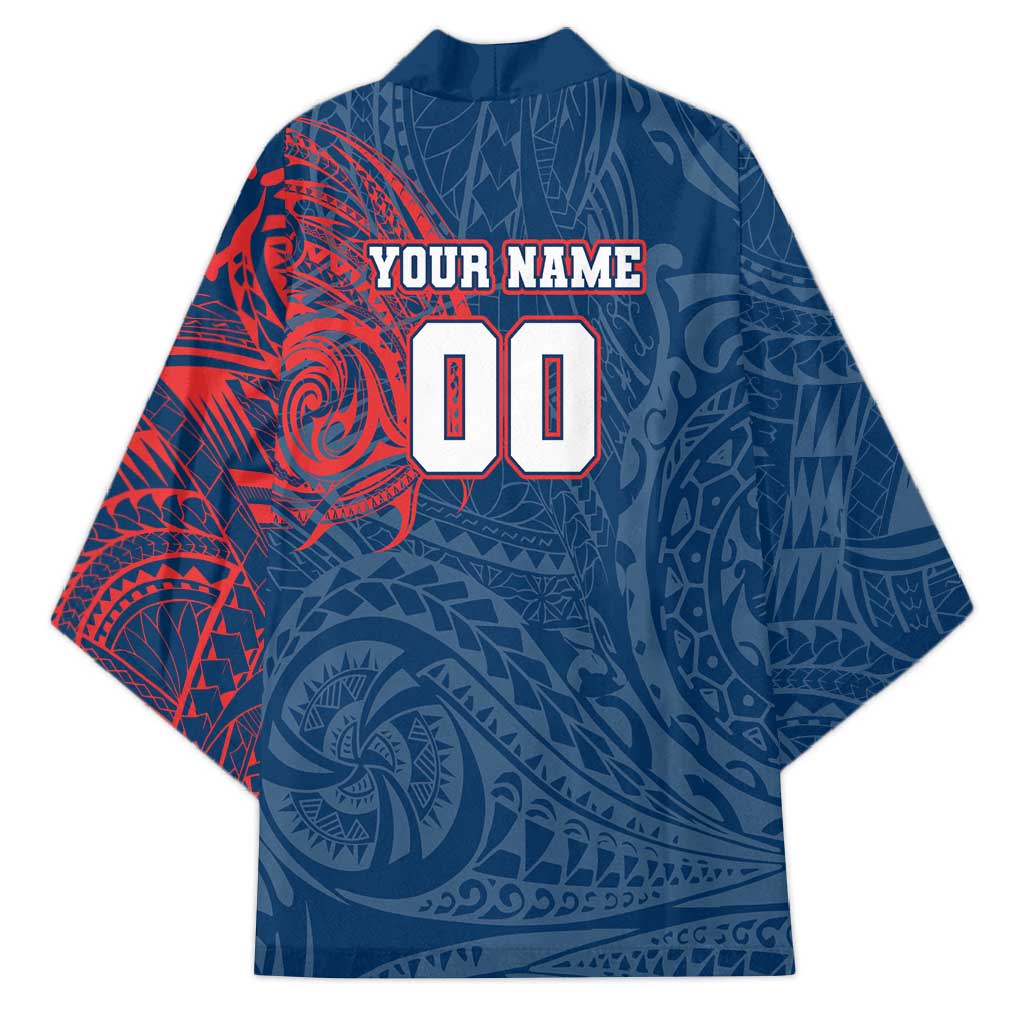 Personalized Sydney Roosters Kimono Polynesian Tribal Chest and Sleeve Tattoo