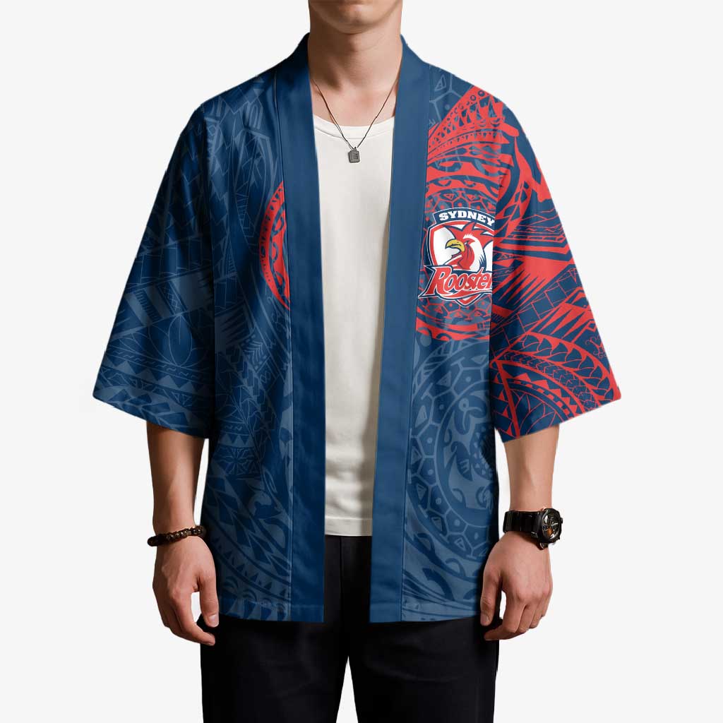Personalized Sydney Roosters Kimono Polynesian Tribal Chest and Sleeve Tattoo