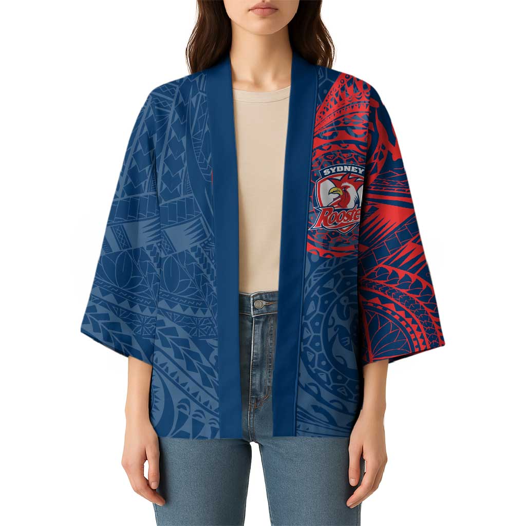 Personalized Sydney Roosters Kimono Polynesian Tribal Chest and Sleeve Tattoo