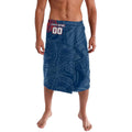 Personalized Sydney Roosters Lavalava Polynesian Tribal Chest and Sleeve Tattoo