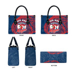Personalized Sydney Roosters Leather Bag Polynesian Tribal Chest and Sleeve Tattoo