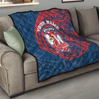 Personalized Sydney Roosters Quilt Polynesian Tribal Chest and Sleeve Tattoo