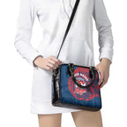 Personalized Sydney Roosters Shoulder Handbag Polynesian Tribal Chest and Sleeve Tattoo