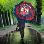Personalized Sydney Roosters Umbrella Polynesian Tribal Chest and Sleeve Tattoo