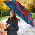 Personalized Sydney Roosters Umbrella Polynesian Tribal Chest and Sleeve Tattoo