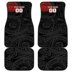 Personalized St George Illawarra Dragons Car Mats Polynesian Tribal Chest and Sleeve Tattoo