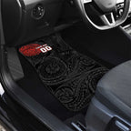 Personalized St George Illawarra Dragons Car Mats Polynesian Tribal Chest and Sleeve Tattoo