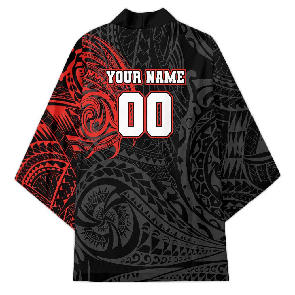 Personalized St George Illawarra Dragons Kimono Polynesian Tribal Chest and Sleeve Tattoo