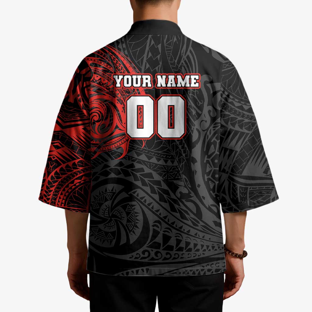 Personalized St George Illawarra Dragons Kimono Polynesian Tribal Chest and Sleeve Tattoo