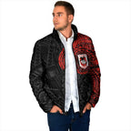Personalized St George Illawarra Dragons Padded Jacket Polynesian Tribal Chest and Sleeve Tattoo