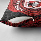Personalized St George Illawarra Dragons Pillow Cover Polynesian Tribal Chest and Sleeve Tattoo