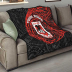 Personalized St George Illawarra Dragons Quilt Polynesian Tribal Chest and Sleeve Tattoo