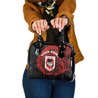 Personalized St George Illawarra Dragons Shoulder Handbag Polynesian Tribal Chest and Sleeve Tattoo
