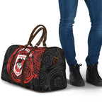 Personalized St George Illawarra Dragons Travel Bag Polynesian Tribal Chest and Sleeve Tattoo