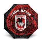 Personalized St George Illawarra Dragons Umbrella Polynesian Tribal Chest and Sleeve Tattoo