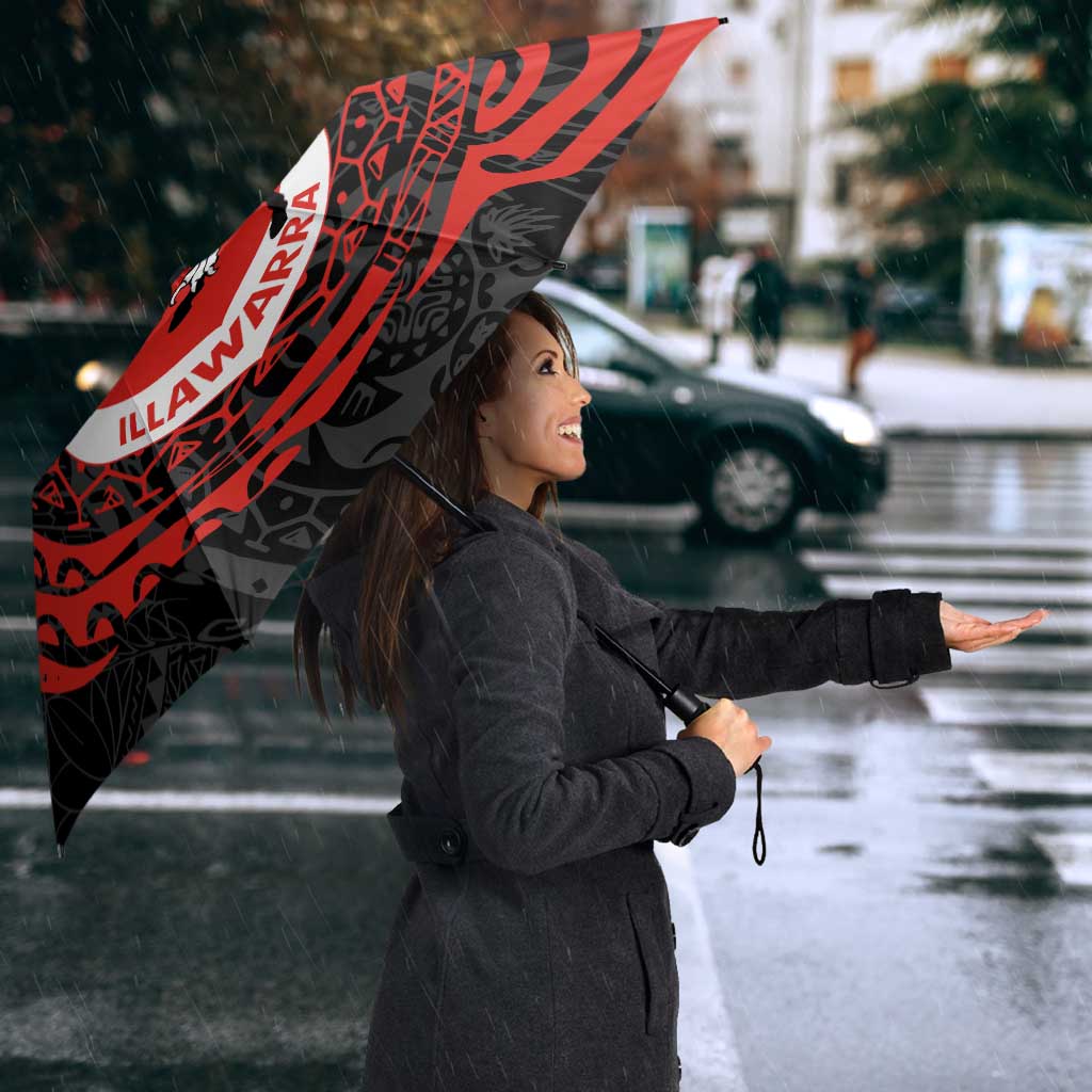 Personalized St George Illawarra Dragons Umbrella Polynesian Tribal Chest and Sleeve Tattoo