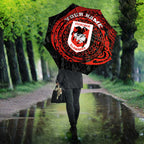 Personalized St George Illawarra Dragons Umbrella Polynesian Tribal Chest and Sleeve Tattoo