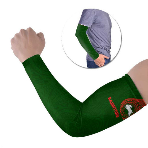 Personalized South Sydney Rabbitohs Arm Sleeves Polynesian Tribal Chest and Sleeve Tattoo
