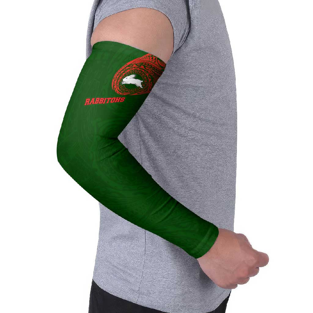Personalized South Sydney Rabbitohs Arm Sleeves Polynesian Tribal Chest and Sleeve Tattoo