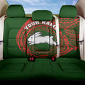 Personalized South Sydney Rabbitohs Back Car Seat Cover Polynesian Tribal Chest and Sleeve Tattoo
