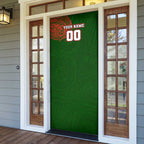 Personalized South Sydney Rabbitohs Door Cover Polynesian Tribal Chest and Sleeve Tattoo
