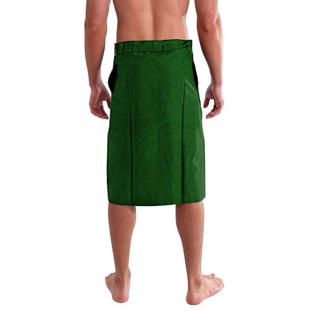 Personalized South Sydney Rabbitohs Lavalava Polynesian Tribal Chest and Sleeve Tattoo