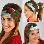 Personalized South Sydney Rabbitohs Neck Gaiter Polynesian Tribal Chest and Sleeve Tattoo