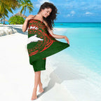 Personalized South Sydney Rabbitohs Sarong Polynesian Tribal Chest and Sleeve Tattoo