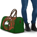 Personalized South Sydney Rabbitohs Travel Bag Polynesian Tribal Chest and Sleeve Tattoo