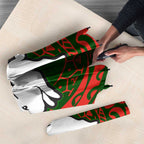 Personalized South Sydney Rabbitohs Umbrella Polynesian Tribal Chest and Sleeve Tattoo