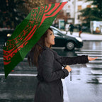 Personalized South Sydney Rabbitohs Umbrella Polynesian Tribal Chest and Sleeve Tattoo