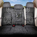 Penrith Panthers Rugby Back Car Seat Cover Polynesian Tribal Panther Warrior Black Grey Pattern
