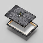 Penrith Panthers Rugby Canvas Wall Art Polynesian Tribal Panther Warrior Black Grey Pattern