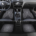 Penrith Panthers Rugby Car Mats Polynesian Tribal Panther Warrior Black Grey Pattern