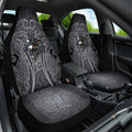 Penrith Panthers Rugby Car Seat Cover Polynesian Tribal Panther Warrior Black Grey Pattern