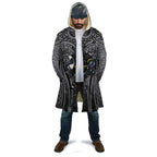 Penrith Panthers Rugby Cloak Polynesian Tribal Panther Warrior Black Grey Pattern