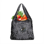 Penrith Panthers Rugby Grocery Bag Polynesian Tribal Panther Warrior Black Grey Pattern