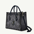 Penrith Panthers Rugby Leather Bag Polynesian Tribal Panther Warrior Black Grey Pattern
