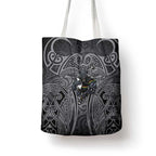 Penrith Panthers Rugby Tote Bag Polynesian Tribal Panther Warrior Black Grey Pattern